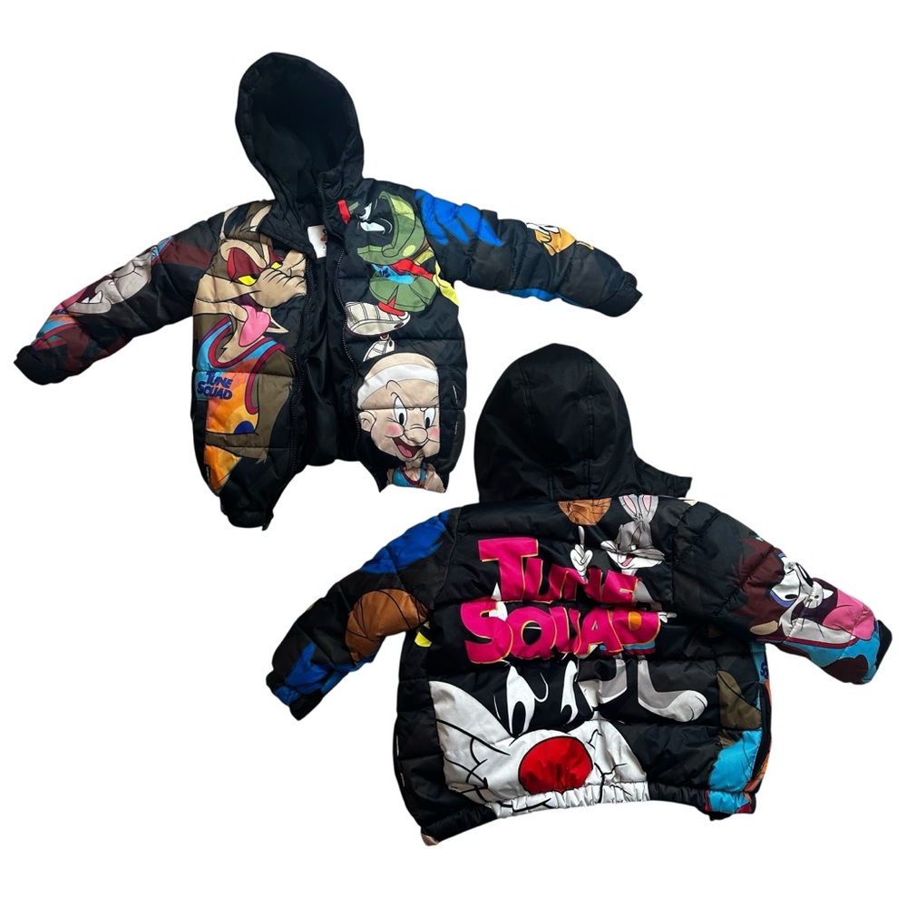 Members Only Space Jam: New Legacy Puffer Jacket Looney Tunes Squad Size 4